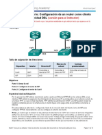 3.2.2.7 Lab - Configuring A Router As A PPPoE Client For DSL Connectivity - ILM PDF