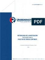 MODULO Metodología de La Investigación - 2016 Contable PDF