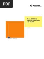 Build J2ME Web Services Application With A1200: Technical Article