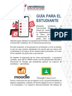 Guia para El Estudiante Entornos Virtuales UMSS PDF