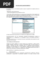 Tecnicas Del Abastecimiento