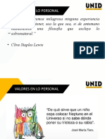 Valores en Lo Personal