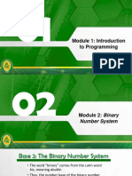 CS0003 Module 1 - Binary Numbers