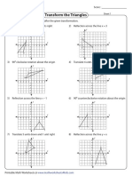 Transform The Triangles: Sheet 1