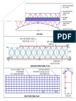 Deck Beam ISMB 200 Deck Secondary Beam ISMB 150 at 1.2 M C/C: Decking Structural Plan