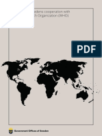 Strategy For Swedens Cooperation With The World Health Organization (WHO) 2016 - 2019