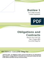 Buslaw 1: de La Salle University Comlaw Department