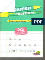 Cahier Ecriture GS PDF