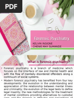 Forensic Psychiatry (Insigne and Sumande)