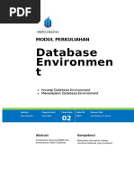 Modul 2 Database Environment