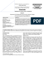 Research Article: Experimental Study On Ecc Concrete