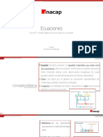 Clase N°4 - Ecuaciones