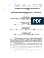 Conductas Antisociales y Pensamientos Automaticos