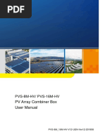 PV Array Combiner Box User Manual: PVS-8M-HV/ PVS-16M-HV