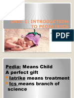 Unit 1: Introduction To Pediatrics: Presented By: Archana Sahoo Mjmcon