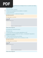 La Información Consolidada de La Investigación de Un Accidente de Trabajo Se Debe Registrar en