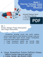 Presentasi Teknik Humas Modul 1-1