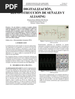 Digitalización, Reconstrucción de Señales y Aliasing