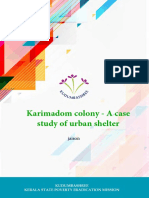 Karimadom Colony - A Case Study of Urban Shelter: Jaison