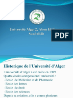 Presentation de Luniversite Dalger 2 PDF