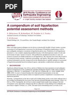 A Compendium of Soil Liquefaction Potential Assessment Methods