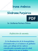 Sindrome Anemico y Purpurico