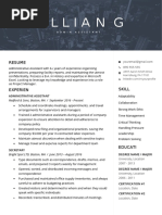 Majestic Resume Template Blue