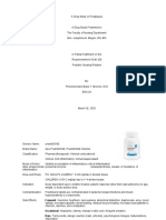 A Drug Study On Prednisone