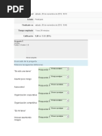 Examen de Direccion y Planificacion Estrategica