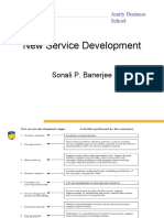 New Service Development: Sonali P. Banerjee