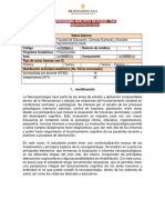 Datos Básicos Facultad Nombre Del Curso Código Número de Créditos Programa Académico PSICOLOGÍA Área Componente Tipo de Curso (Marcar Con X)