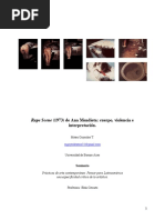 A Rape Scene de Ana Mendieta PDF