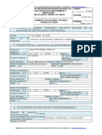 F-7-9-4 Formato de Proyecto Aplicado Modalidad Emprendimiento Empresarial