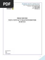 Procedure Non-Contact Magnetometer Survey: Russindo Group Corporation