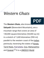 Western Ghats - Wikipedia