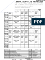 Time Table For Individual Student 2019-2020 (Even) Student Name: 181ME525 / MARIMUTHU