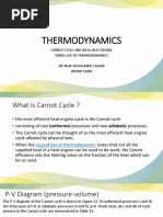 Thermodynamics (Carnot Cycle and 3RD Law)