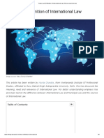 Nature and Definition of International Law - All You Want To Know