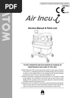 INCUBADIRA ATOM Service Manual & Parts List - C75SB011