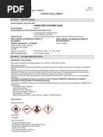 Safety Data Sheet: Liquid Fire Starting Fluid