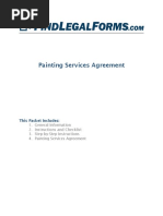 Painting Services Agreement: This Packet Includes