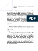 Atty. Prudencio S. Penticostes vs. Prosecutor Diosdado S. Ibañez Facts