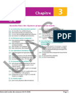 TD2 - Methodologie de Recherche. CH 3