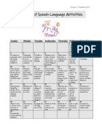 Speech Language May 2020 Calendar