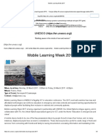 Mobile Learning Week 2017