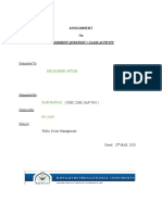 Sir Rashid Aftab: Assessment Question + Class Activity