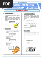 Ejercicios de Sustracción para Quinto de Secundaria