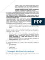 Contrato de Transporte Internacional PDF