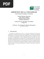 Medición de La Viscosidad PDF