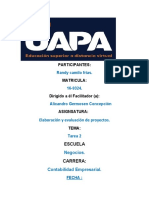 Tarea 3 Presupuesto